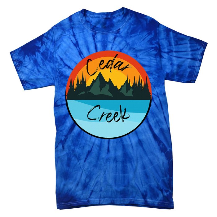 Camping Graphic Tee. Cedar Creek Graphic Tee. Tie-Dye T-Shirt