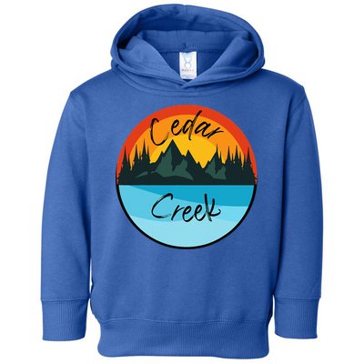 Camping Graphic Tee. Cedar Creek Graphic Tee. Toddler Hoodie