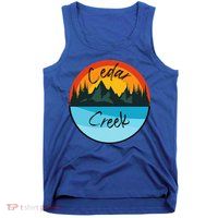 Camping Graphic Tee. Cedar Creek Graphic Tee. Tank Top
