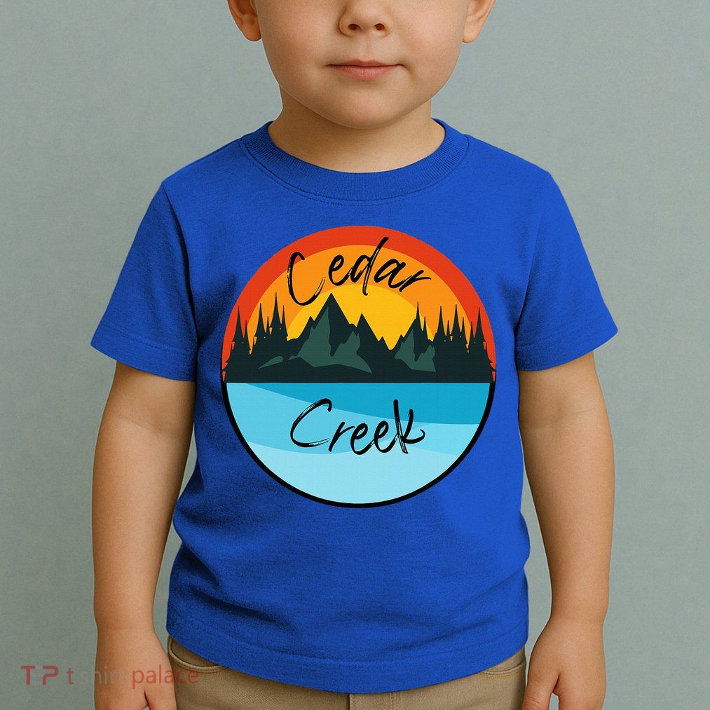 Camping Graphic Tee. Cedar Creek Graphic Tee. Toddler T-Shirt