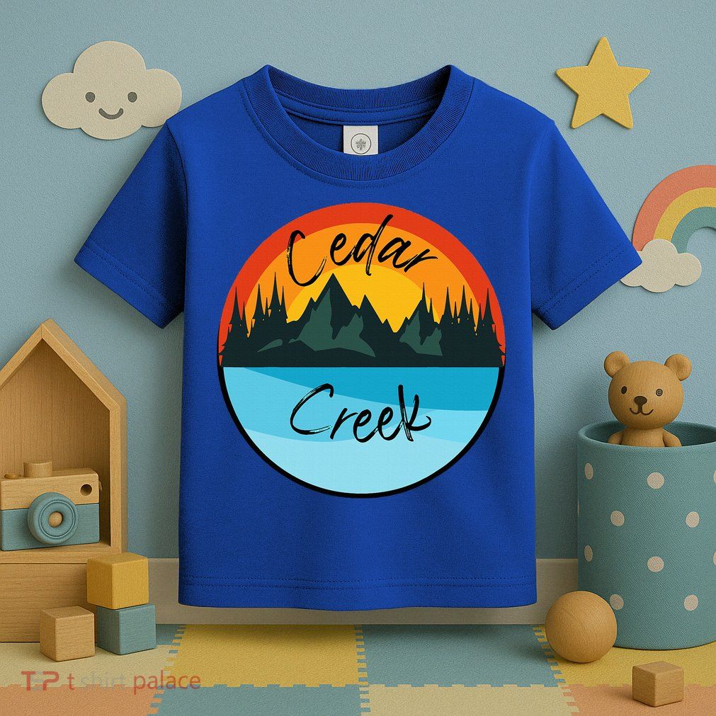 Camping Graphic Tee. Cedar Creek Graphic Tee. Toddler T-Shirt