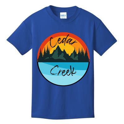 Camping Graphic Tee. Cedar Creek Graphic Tee. Kids T-Shirt