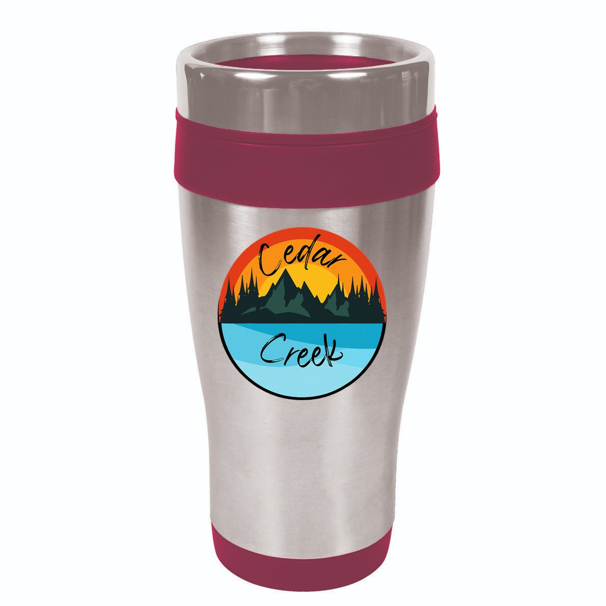 Camping Graphic Tee. Cedar Creek Graphic Tee. 16oz Travel Tumbler