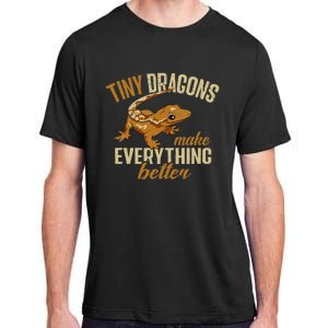 Crested Gecko Tiny Dragons Make Everything Better Adult ChromaSoft Performance T-Shirt