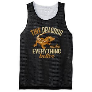 Crested Gecko Tiny Dragons Make Everything Better Mesh Reversible Basketball Jersey Tank