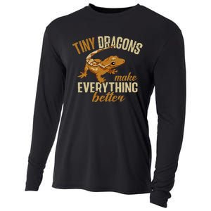 Crested Gecko Tiny Dragons Make Everything Better Cooling Performance Long Sleeve Crew