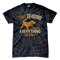 Crested Gecko Tiny Dragons Make Everything Better Tie-Dye T-Shirt