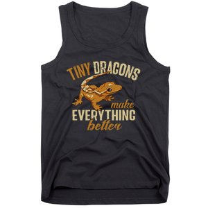 Crested Gecko Tiny Dragons Make Everything Better Tank Top