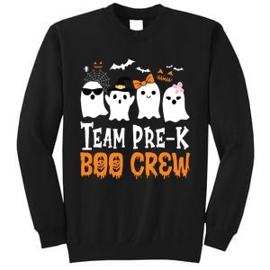 Cute Ghost Team Pre K Boo Crew Halloween Teacher Student Sweatshirt