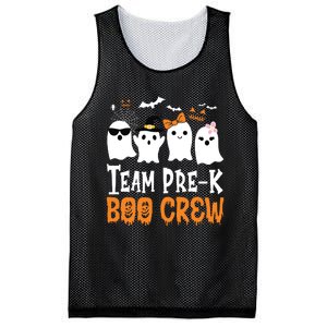 Cute Ghost Team Pre K Boo Crew Halloween Teacher Student Mesh Reversible Basketball Jersey Tank