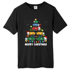 Cute Garbage Truck Christmas Tree Lights Ornat Decor Xmas Meaningful Gift Tall Fusion ChromaSoft Performance T-Shirt