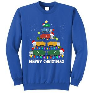 Cute Garbage Truck Christmas Tree Lights Ornat Decor Xmas Meaningful Gift Sweatshirt