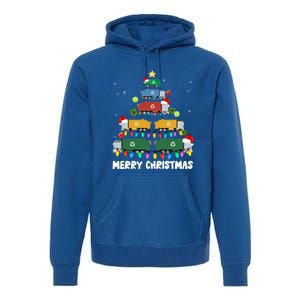 Cute Garbage Truck Christmas Tree Lights Ornat Decor Xmas Meaningful Gift Premium Hoodie