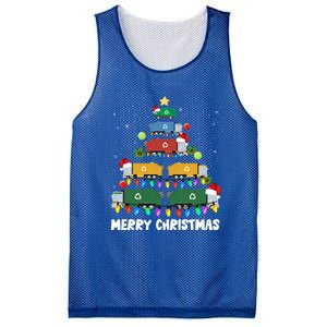 Cute Garbage Truck Christmas Tree Lights Ornat Decor Xmas Meaningful Gift Mesh Reversible Basketball Jersey Tank