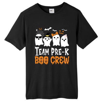 Cute Ghost Team Pre K Boo Crew Halloween Teacher Student Tall Fusion ChromaSoft Performance T-Shirt