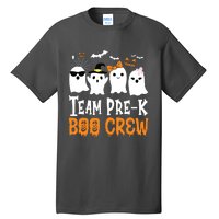 Cute Ghost Team Pre K Boo Crew Halloween Teacher Student Tall T-Shirt