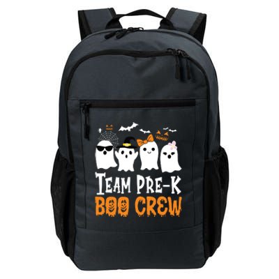 Cute Ghost Team Pre K Boo Crew Halloween Teacher Student Daily Commute Backpack