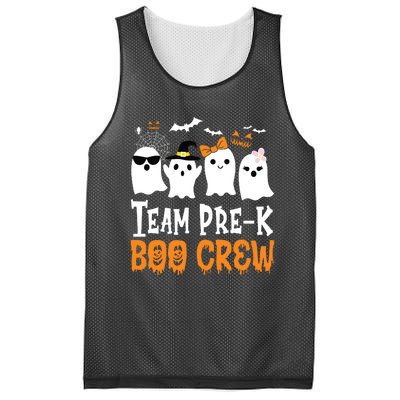 Cute Ghost Team Pre K Boo Crew Halloween Teacher Student Mesh Reversible Basketball Jersey Tank