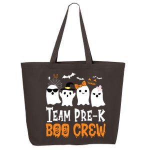 Cute Ghost Team Pre K Boo Crew Halloween Teacher Student 25L Jumbo Tote