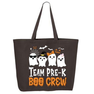 Cute Ghost Team Pre K Boo Crew Halloween Teacher Student 25L Jumbo Tote