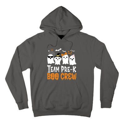 Cute Ghost Team Pre K Boo Crew Halloween Teacher Student Tall Hoodie