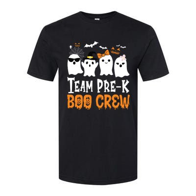 Cute Ghost Team Pre K Boo Crew Halloween Teacher Student Softstyle CVC T-Shirt