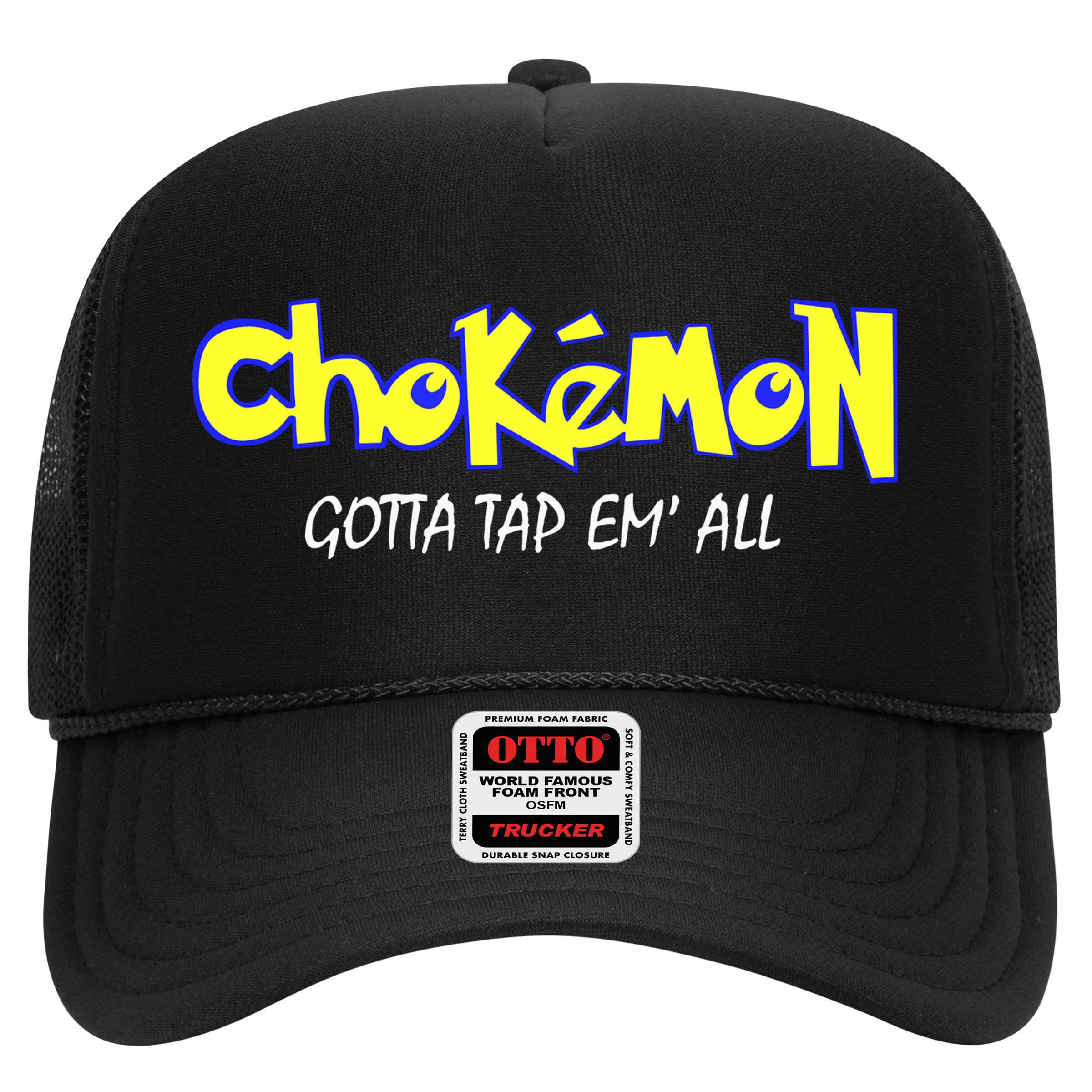 Chokemon Gotta Tap Em All Funny Jiu Jitsu MMA Hat