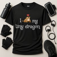 Crested Gecko Tiny Dragon Gecko Lover Cute Crestie Lizard Gift Cooling Performance Crew T-Shirt