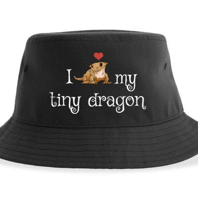 Crested Gecko Tiny Dragon Gecko Lover Cute Crestie Lizard Gift Sustainable Bucket Hat