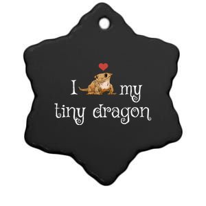 Crested Gecko Tiny Dragon Gecko Lover Cute Crestie Lizard Gift Ceramic Star Ornament