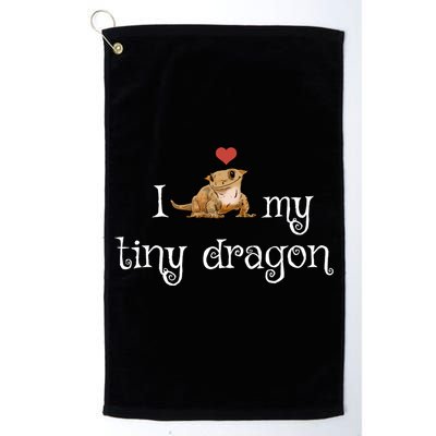 Crested Gecko Tiny Dragon Gecko Lover Cute Crestie Lizard Gift Golf Towel