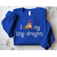 Crested Gecko Tiny Dragon Gecko Lover Cute Crestie Lizard Gift Sweatshirt