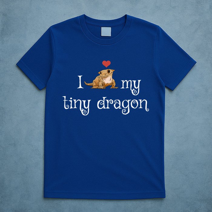 Crested Gecko Tiny Dragon Gecko Lover Cute Crestie Lizard Gift T-Shirt