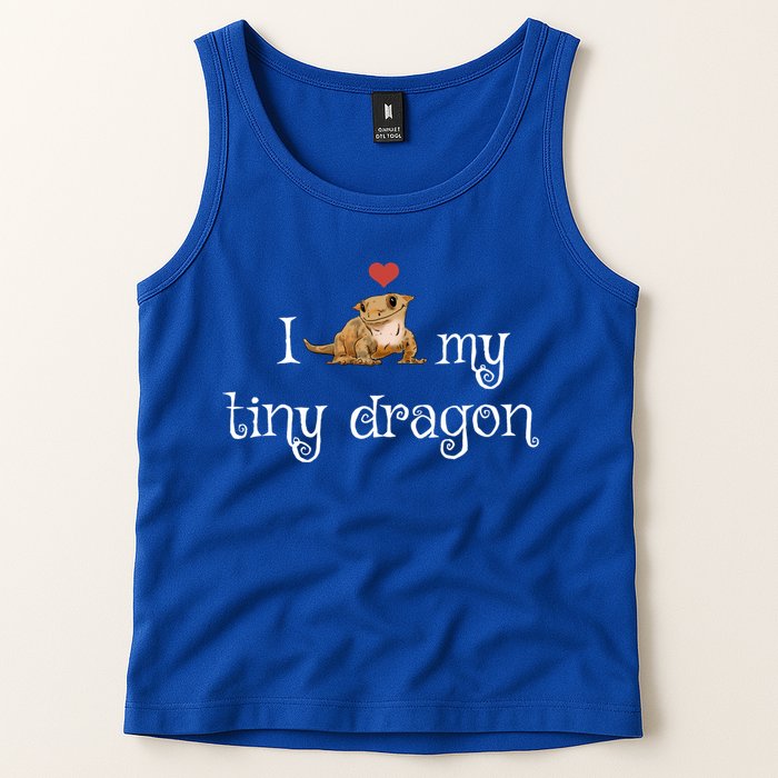 Crested Gecko Tiny Dragon Gecko Lover Cute Crestie Lizard Gift Tank Top