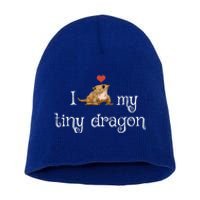 Crested Gecko Tiny Dragon Gecko Lover Cute Crestie Lizard Gift Short Acrylic Beanie