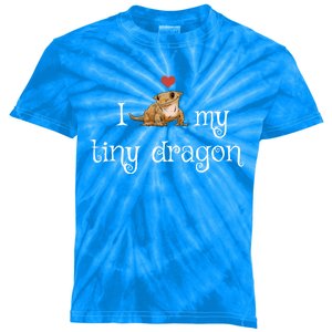 Crested Gecko Tiny Dragon Gecko Lover Cute Crestie Lizard Gift Kids Tie-Dye T-Shirt