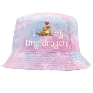 Crested Gecko Tiny Dragon Gecko Lover Cute Crestie Lizard Gift Tie-Dyed Bucket Hat