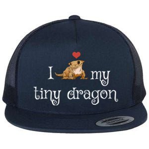 Crested Gecko Tiny Dragon Gecko Lover Cute Crestie Lizard Gift Flat Bill Trucker Hat