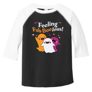 Cute Ghost Trio Boo Halloween Fab Boo Lous Toddler Fine Jersey T-Shirt