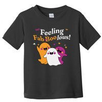 Cute Ghost Trio Boo Halloween Fab Boo Lous Toddler T-Shirt