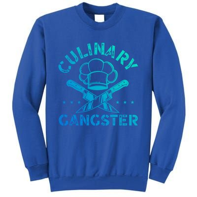 Culinary Gangster Talented Chef Cooking Bbq Master Cook Gift Tall Sweatshirt