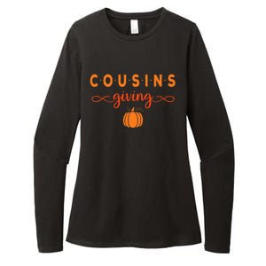 Cousins Giving Thanksgiving Womens CVC Long Sleeve Shirt