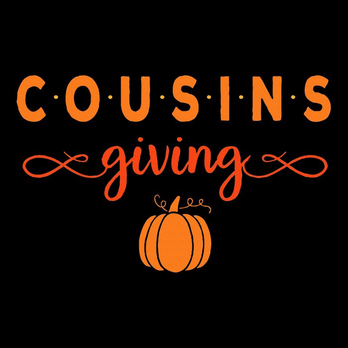 Cousins Giving Thanksgiving Cooling Performance Long Sleeve Crew