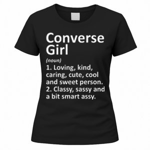 CONVERSE GIRL TX TEXAS Funny City Home Roots Gift Women's T-Shirt