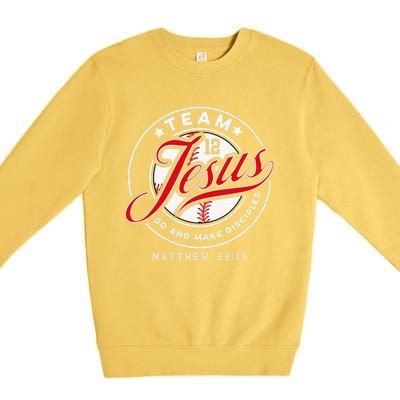 Christian gift Team Jesus 03 Faith Hope Love Christmas gift Premium Crewneck Sweatshirt