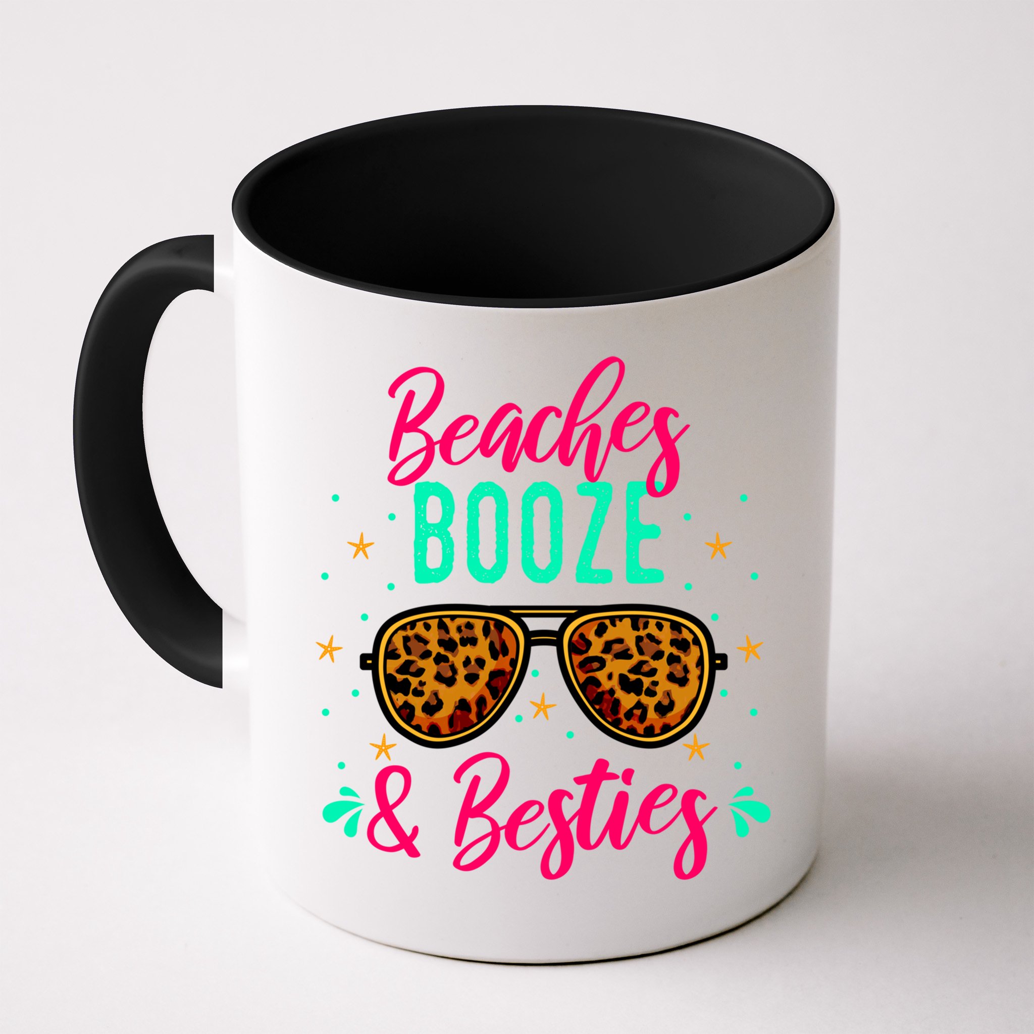 Cute Girls Trip Weekend Vacation Beaches Booze And Besties Gift Mug