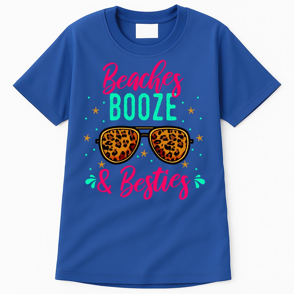Cute Girls Trip Weekend Vacation Beaches Booze And Besties Gift Tall T-Shirt