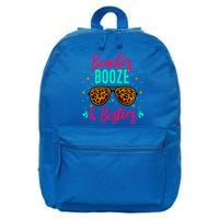 Cute Girls Trip Weekend Vacation Beaches Booze And Besties Gift 16 in Basic Backpack