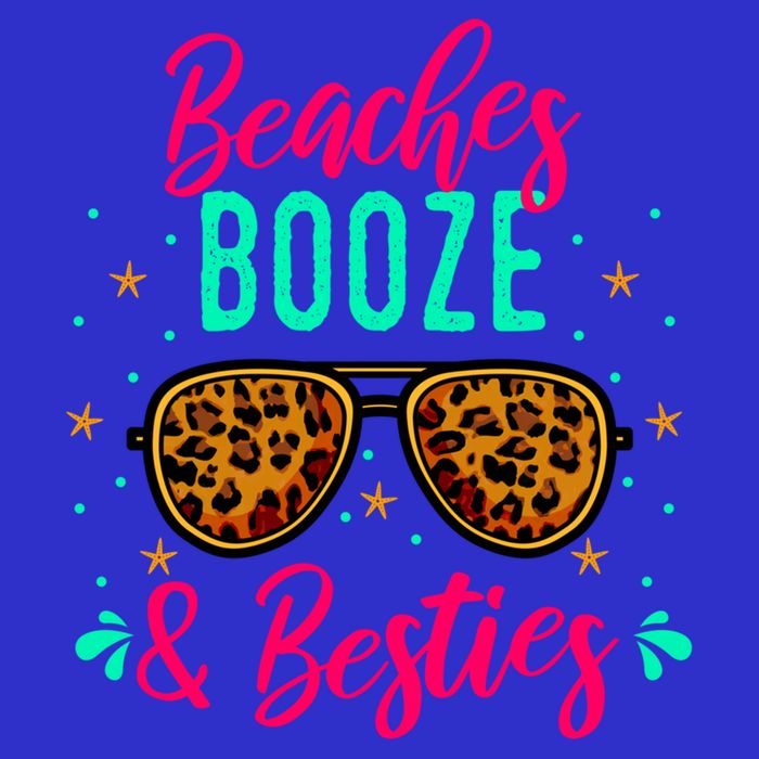 Cute Girls Trip Weekend Vacation Beaches Booze And Besties Gift 16 in Basic Backpack