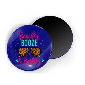 Cute Girls Trip Weekend Vacation Beaches Booze And Besties Gift Magnet